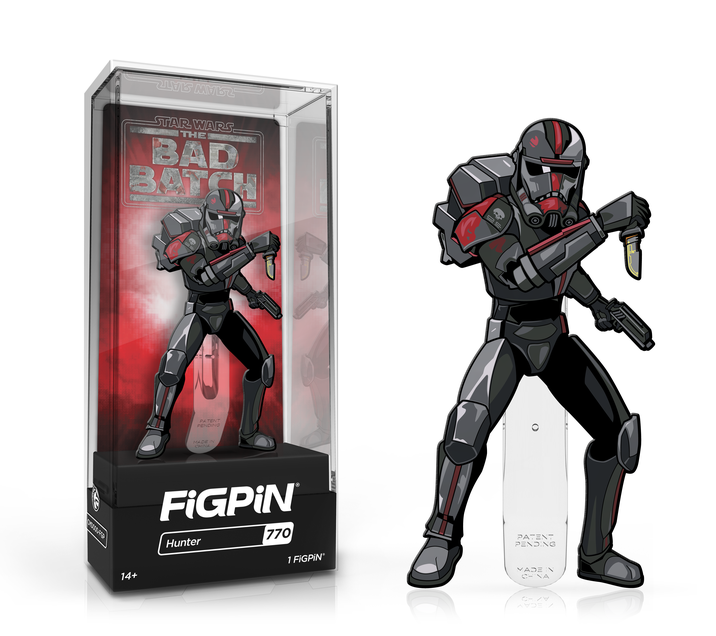 FiGPiN: Star Wars: The Bad Batch™ - Hunter™ #770 (First Edition)