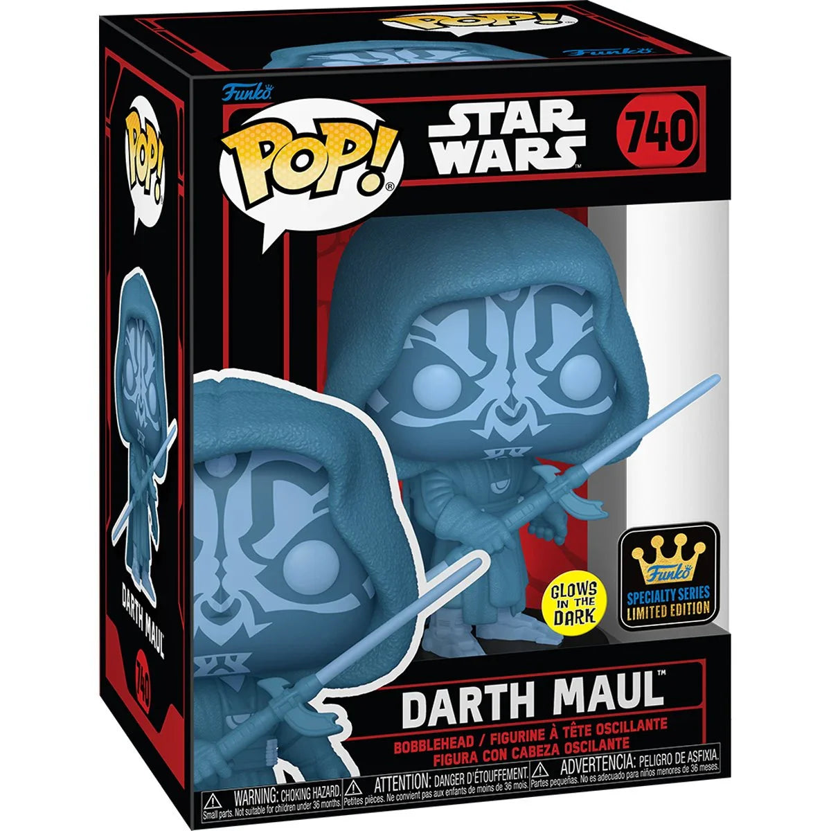 (PRE-ORDER) POP! Star Wars: SW Darkside- Darth Maul (holo)(GW)(Specialty Series Exclusive)
